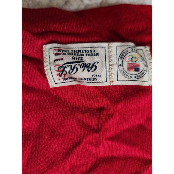 POLO Ralph Lauren Team USA 2016 Olympics Womens Red T-Shirt XL - Picture 3 of 3